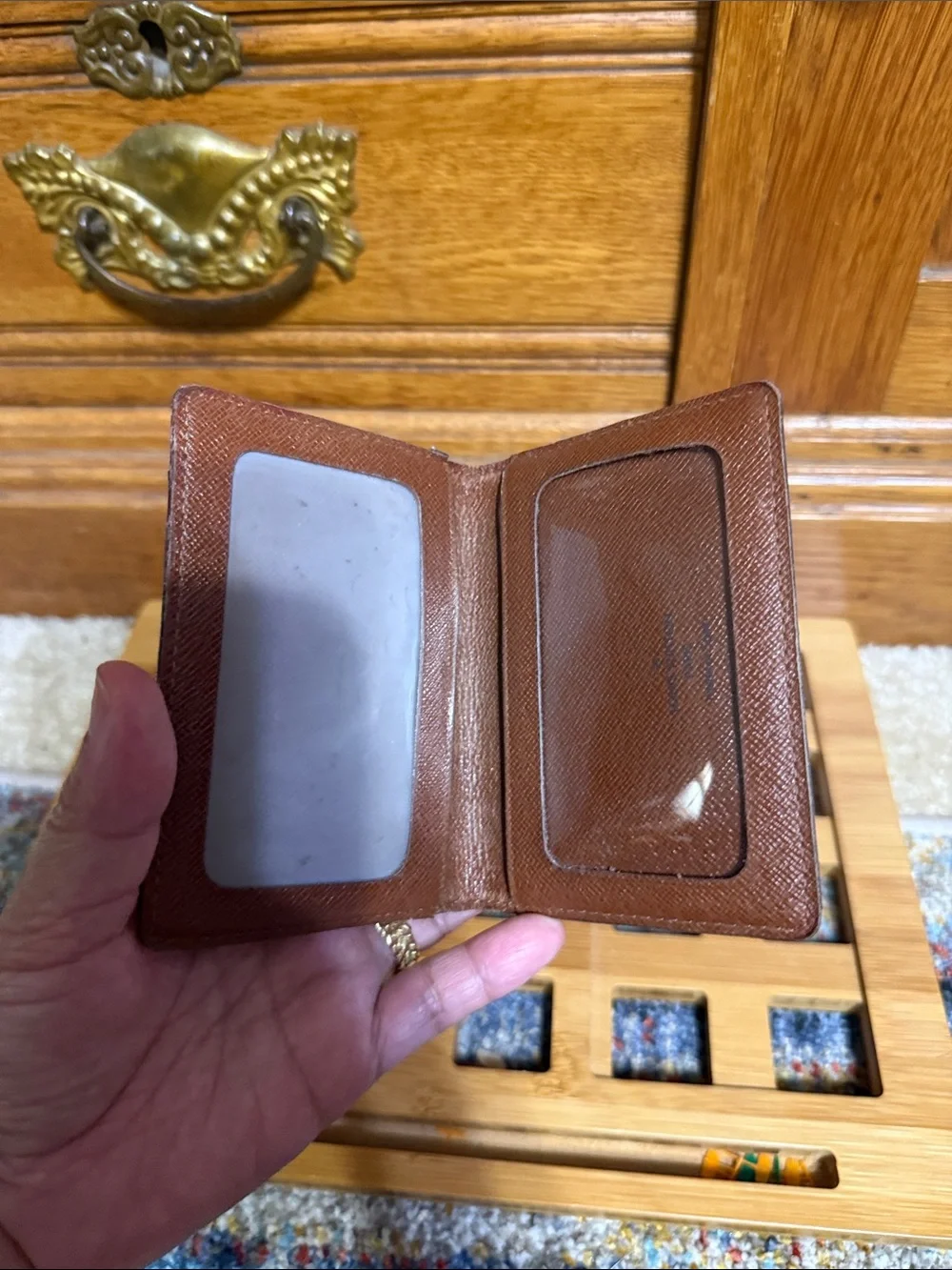 Louis Vuitton Brown Monogram Canvas Money Clip